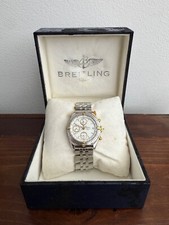 Breitling Chronomat Automatico - Quadrante Bianco - Acciaio e Oro - Con scatola