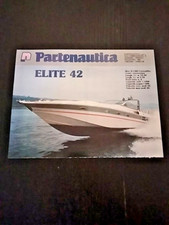 1987 PARTENAUTICA ELITE 42 BARCA BOAT NAPOLI CANTIERE VINTAGE AD PUBBLICITA