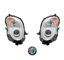 COPPIA PROIETTORE FARO FARI FANALI ALFA ROMEO MITO PARABOLA CROMATI 2008 AL 2020