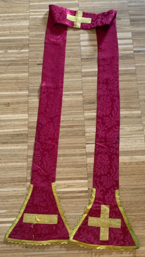 Pianeta stola rossa damasco - pianeta,