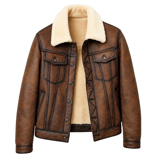 Giacca uomo vera - giacca, pelle