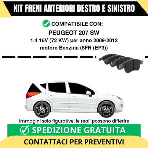 Pastiglie freno anteriori - freno, per