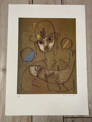 Litografia tonino guerra - litografia,