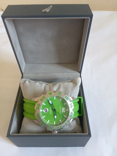 Nautica green watch resistente - nautica,