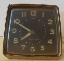 VINTAGE OROLOGIO SVEGLIA WESTCLOX MADE IN USA DA REVISIONARE 