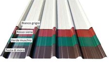 Lamiera grecata da copertura 5 greche lunghezza fino 6 metri SOLO RITIRO IN SEDE