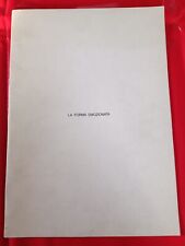  la forma emozionata Rodolfo Aricò Valentino vago Claudio Verna