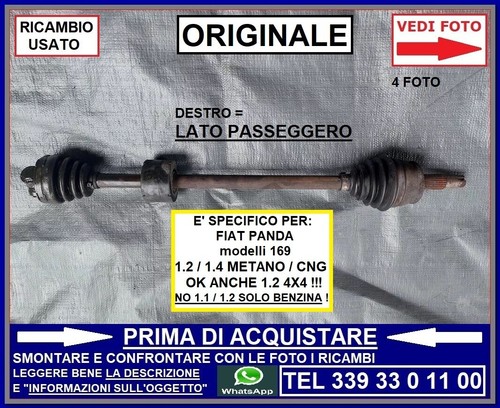 Semiasse giunto anteriore - semiasse,