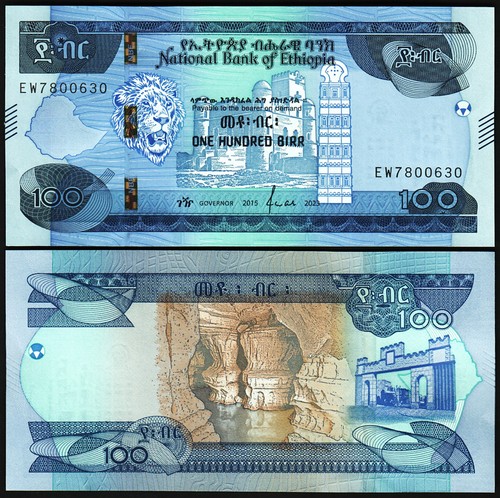Etiopia 100 birr 2015 2023 - etiopia,