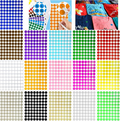 Etichette adesive colorate - adesive,