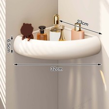 Mensola bagno angolare 32x23x7