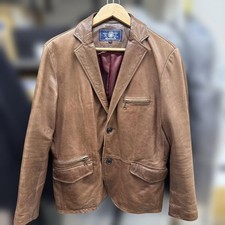 Auth AVIREX sheep Leather