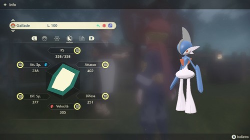 Gallade alfa shiny 6iv - alfa,