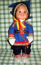 BAMBOLA ANNI 60 IN CELLULOIDE-BACHELITE. 