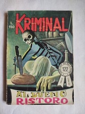 KRIMINAL N. 122 - 26 OTTOBRE 1967 - ORIGINALE, MAGNUS - EDITORIALE CORNO, OTTIMO