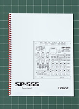 Roland 555 manuale - roland, sp-555