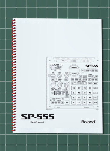 Roland 555 manuale del - sp-555,