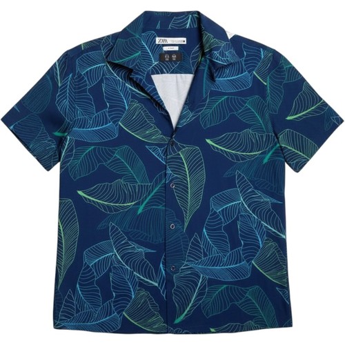 Zara short sleeve hawaiian - zara,