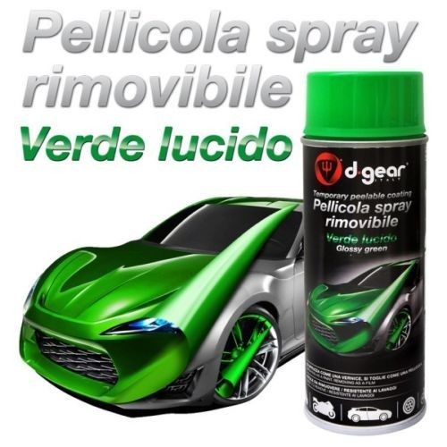 Vernice spray verde lucido - spray,