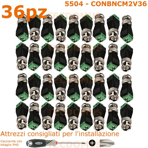 Connettore bnc maschio 2 - 36,
