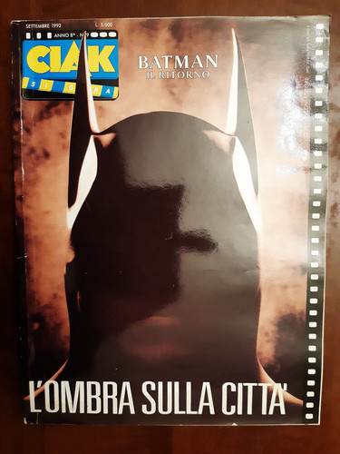 Ciak 1992 cinema batman - ciak, n.9