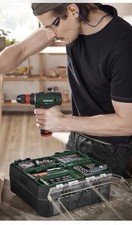 PARKSIDE SET AVVITATORE PBSA 12E4 CON 2 BATTERIE E CARICATORE + ACCESORI.