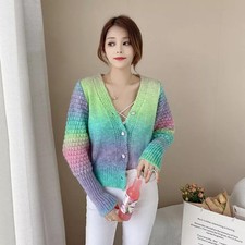 Maglione Verde Sfumato Con