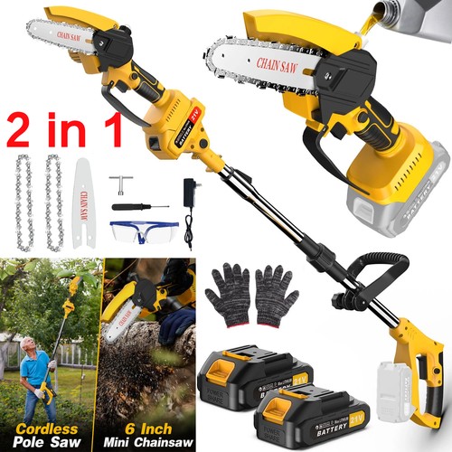 Cordless pole saw - 2-in-1,