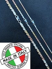 Collana catena corda tricolore