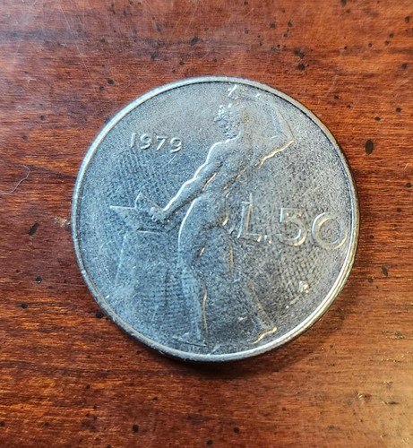 Moneta italia lire 1979 - 50,
