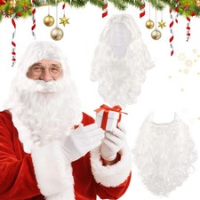 Parrucca e Barba di Babbo Natale Barba di Babbo Natale Parrucca Babbo Natale per