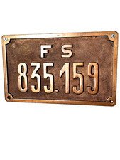 TABLE PLATE SIGN TRAIN FS