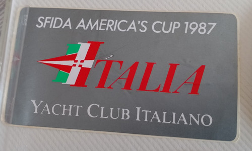 Adesivo yacht club italiano - adesivo,