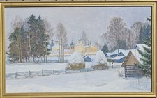 Quadro russo " Prima neve " 1991 