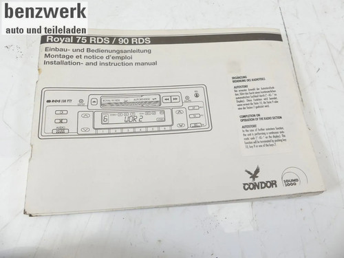 Autoradio condor royal - condor, rds