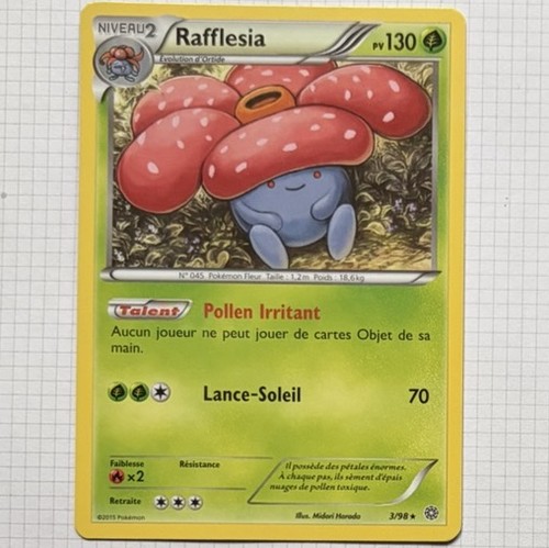 Carte pokémon rafflesia - carte,
