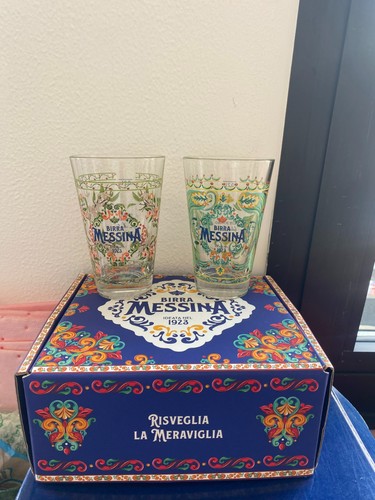 Birra messina bicchieri teste - messina,