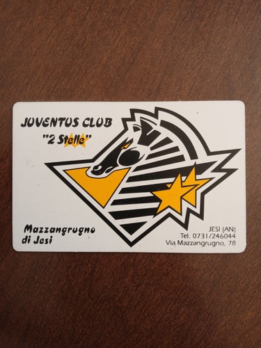 Tessera juventus club stelle - juventus, 2