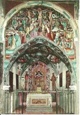 Clusone (Bergamo) Chiesa Disciplini, Altare, Pala dell'Abside e Arco Affrescato