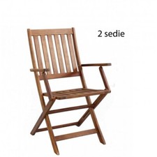 Set 2 Sedie con Braccioli