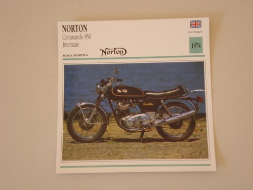 Scheda moto norton commando - scheda,