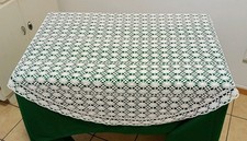 TOVAGLIA ROTONDA FATTA A MANO UNCINETTO DELLA NONNA 