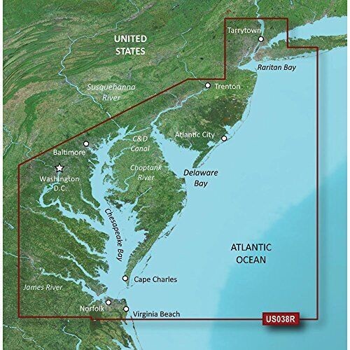 Vus038r bluechart mappa - vus038r,