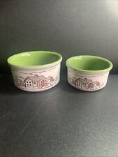 ? Le Cantastorie Set 2 Ciotoline Impilabili Mulino Bianco Barilla 2012 Verdi