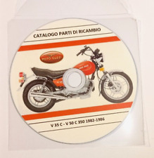 Cd Manuale Catalogo Ricambi +ESPLOSI Moto Guzzi V 35 C - V 50 C - 350 1982-1986