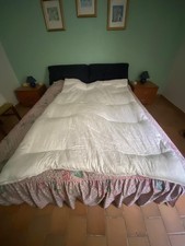 piumino di vere piume per letto singolo