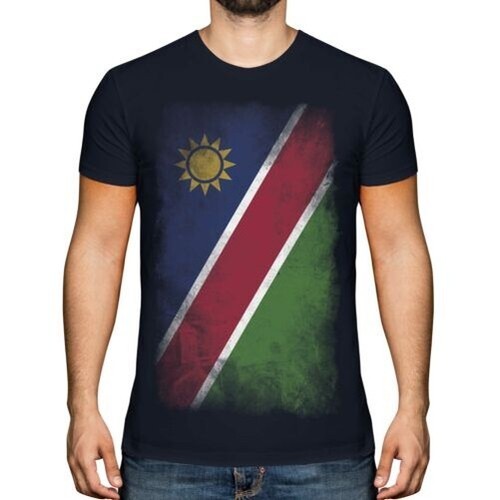 Namibia sbiadito bandiera uomo - namibia,
