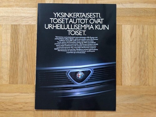 Brochure alfa romeo gtv - alfa,