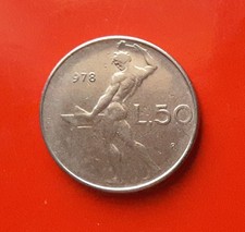 50 LIRE 1978 ERRORE -SENZA L'1