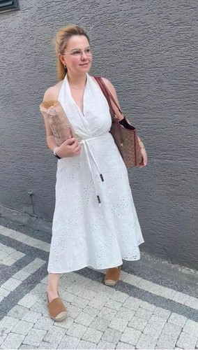 Abito midi zara bianco - abito,